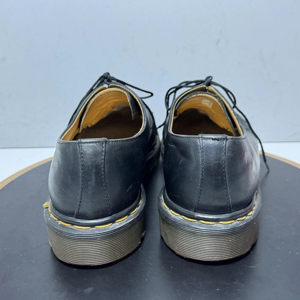 Vintage Dr Martens 1461 Oxford Men Size 11 Made In England Black Leather Grunge